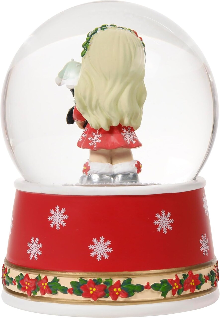 2024 Christmas Snow Globe | “Have Yourself A Merry Little Christmas” Dated 2024 Musical Resin/Glass Musical Snow Globe | Holiday Decor & Gifts